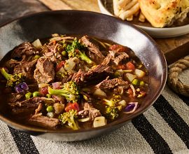 Slow-Cooker Beef Pot Roast Soup